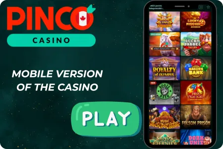 Mobile Version of the Casino