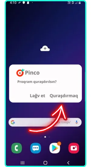 Pinco fayl quraşdırılması